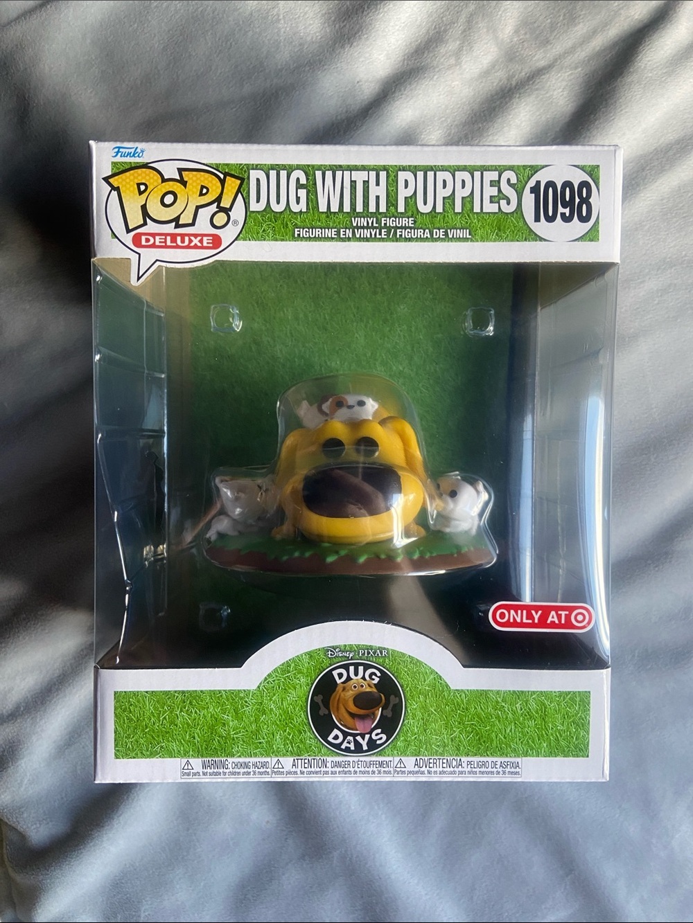 Pixar Disney Funko Pop! Deluxe Dug with Puppies Vinyl Figure 1098